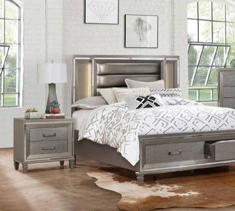 Homelegance - Tamsin 3 Piece Eastern King Platform Bedroom Set - 1616K-1Ek-3Set - ATL FURNITURE