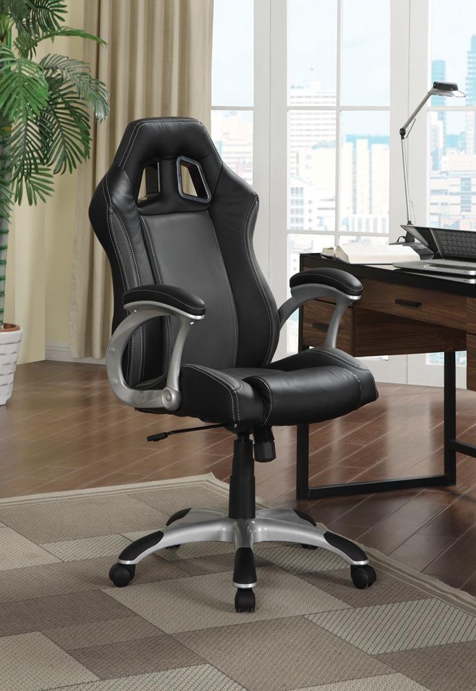 G800046 Contemporary Black and Grey Office Chair - ATL FURNITURE