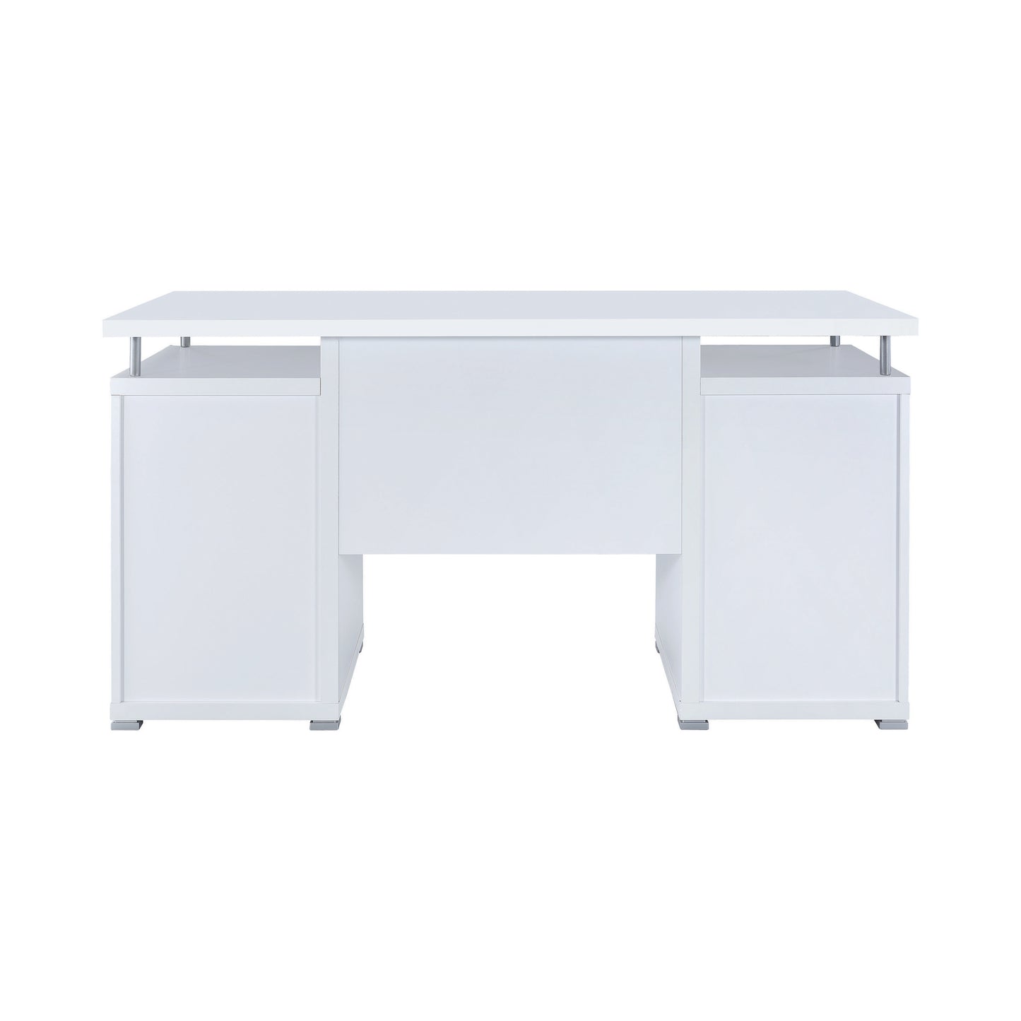 Tracy 55-inch 2-drawer Office Computer Desk White