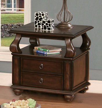 Acme Amado End Table in Espresso 80012 - ATL FURNITURE