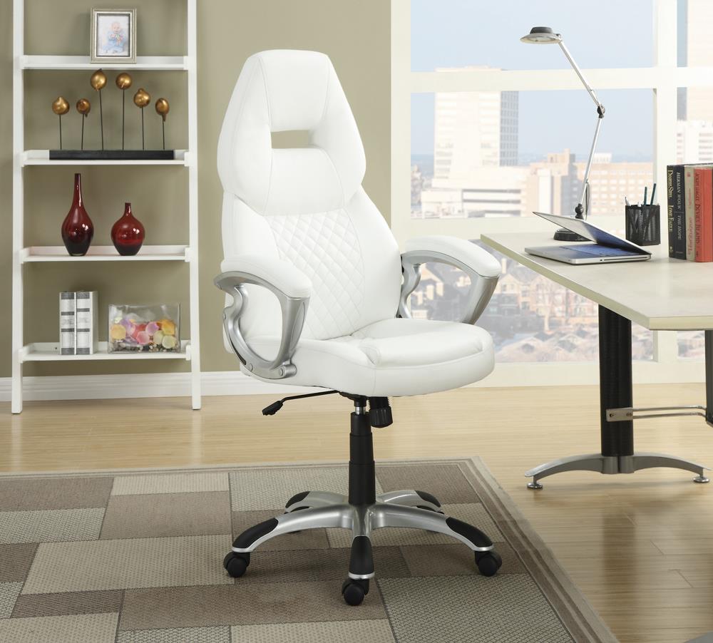 G800150 Contemporary White Office Chair - ATL FURNITURE