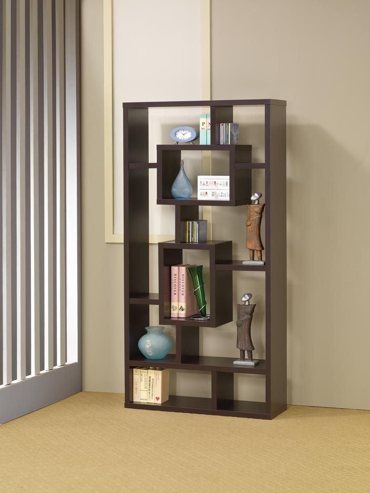 G800259 Casual Cappuccino Bookcase - ATL FURNITURE