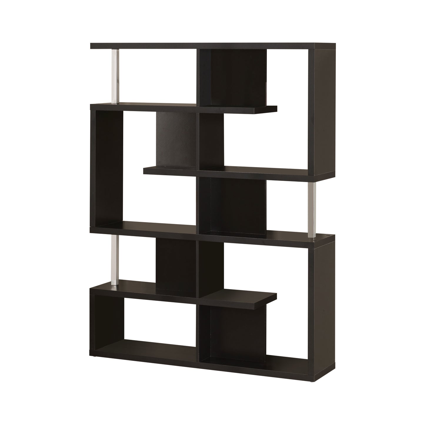 Hoover 63-inch 5-shelf Bookshelf Black