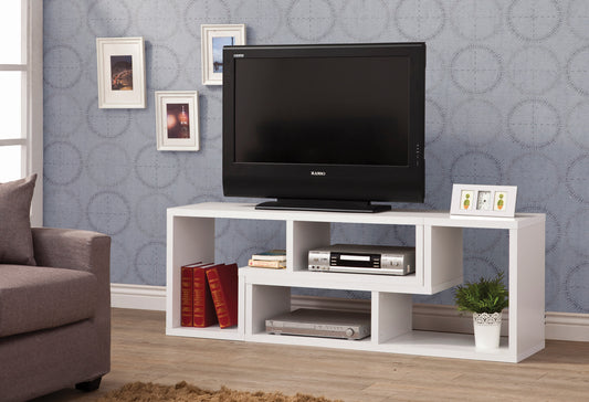 Velma Multipurpose TV Stand and Bookshelf White