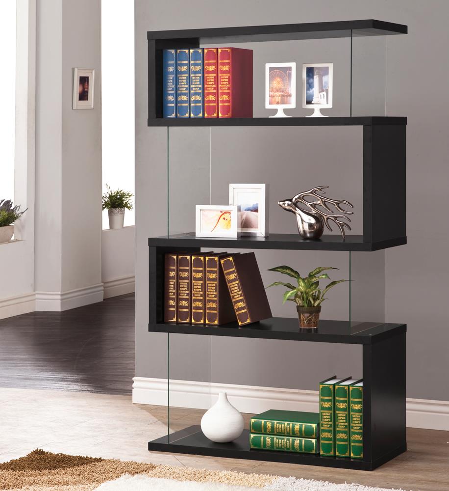 G800340 Casual Black Bookcase - ATL FURNITURE