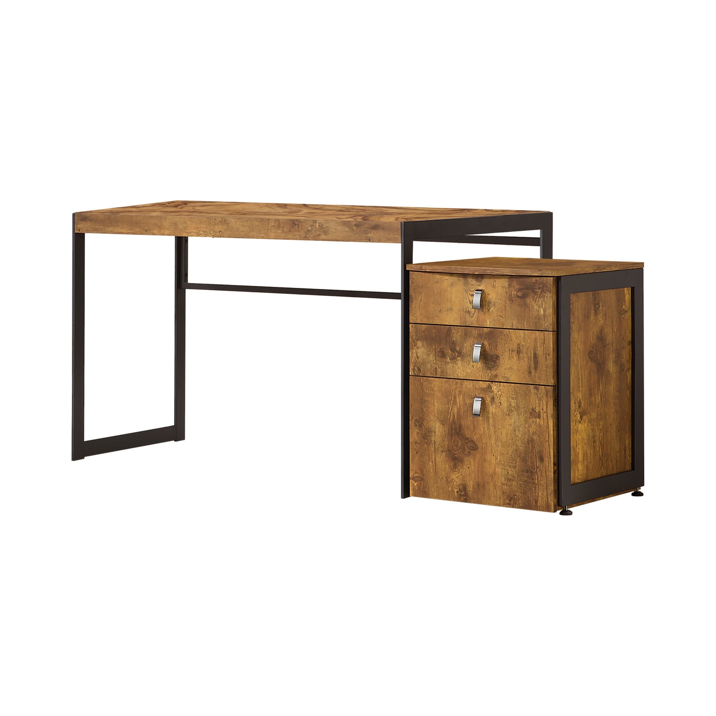 Estrella 47-inch Engineered Wood Writing Desk Rustic Nutmeg