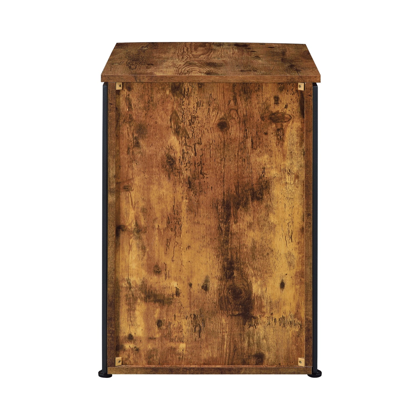 Estrella 3-drawer Home Office File Cabinet Rustic Nutmeg