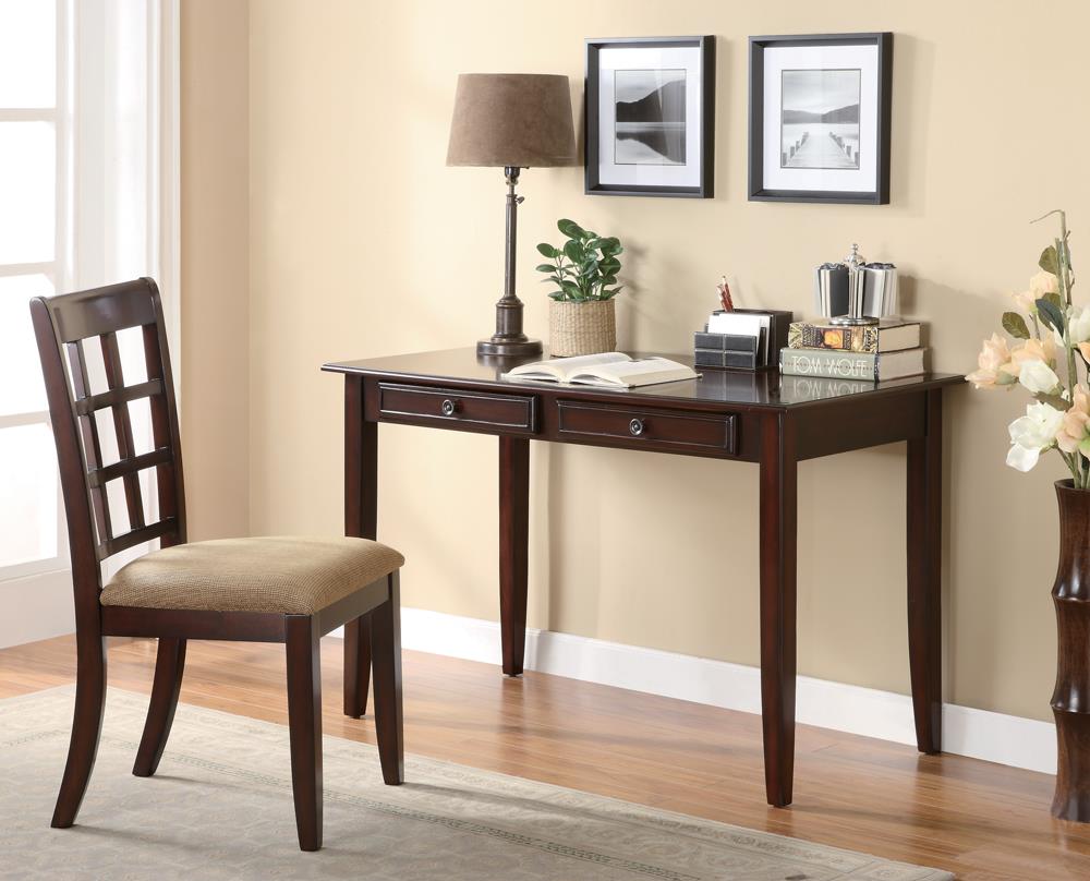 G800780 Casual Dark Amber Desk Set - ATL FURNITURE