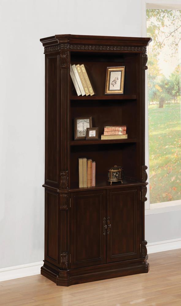 Tucker Rich Brown Bookcase - ATL FURNITURE