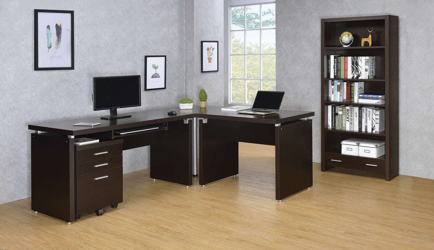 Skylar 39-inch Engineered Wood Writing Desk Cappuccino