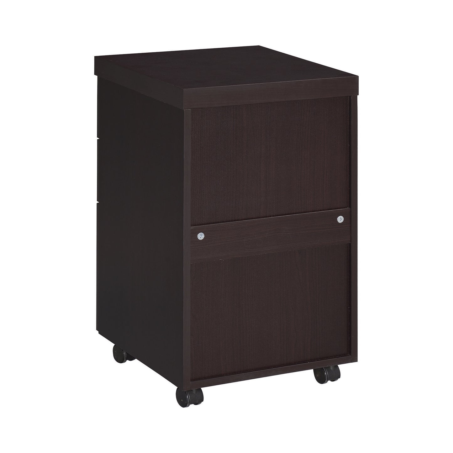 Skeena 3-drawer Mobile Office Storage Cabinet Cappuccino