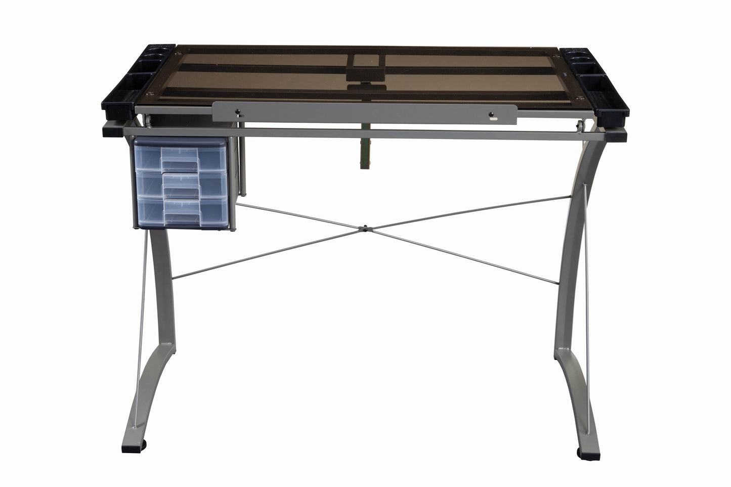 Melo 3-Drawer Drafting Desk Champagne