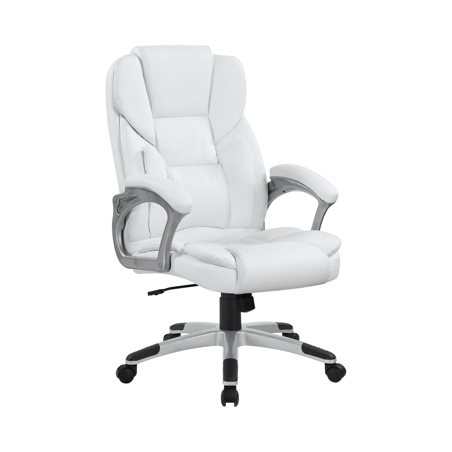 Kaffir Upholstered Adjustable Home Office Desk Chair White