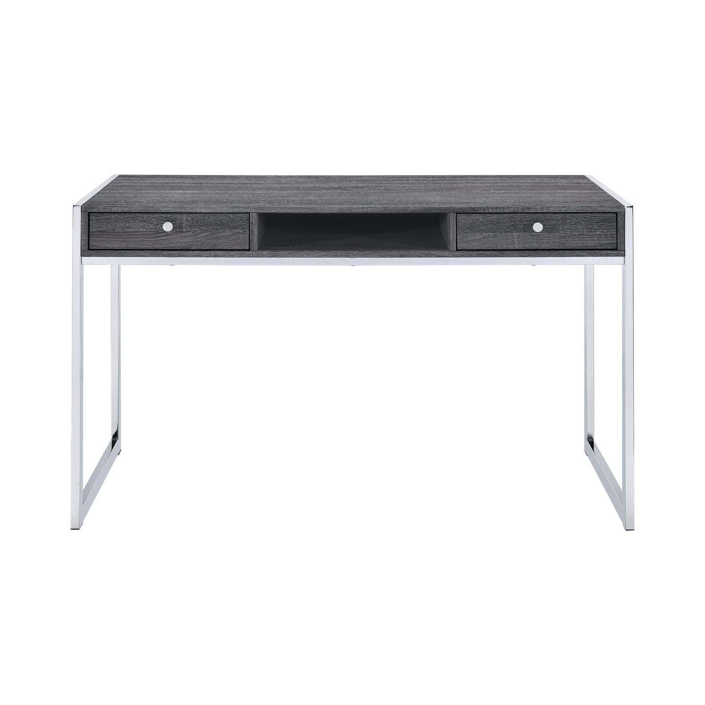 Wallice 49-inch 2-drawer Writing Desk Weathered Grey