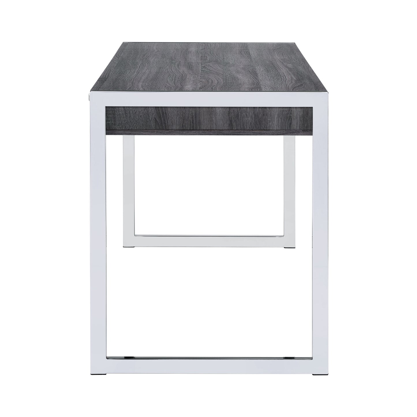 Wallice 49-inch 2-drawer Writing Desk Weathered Grey