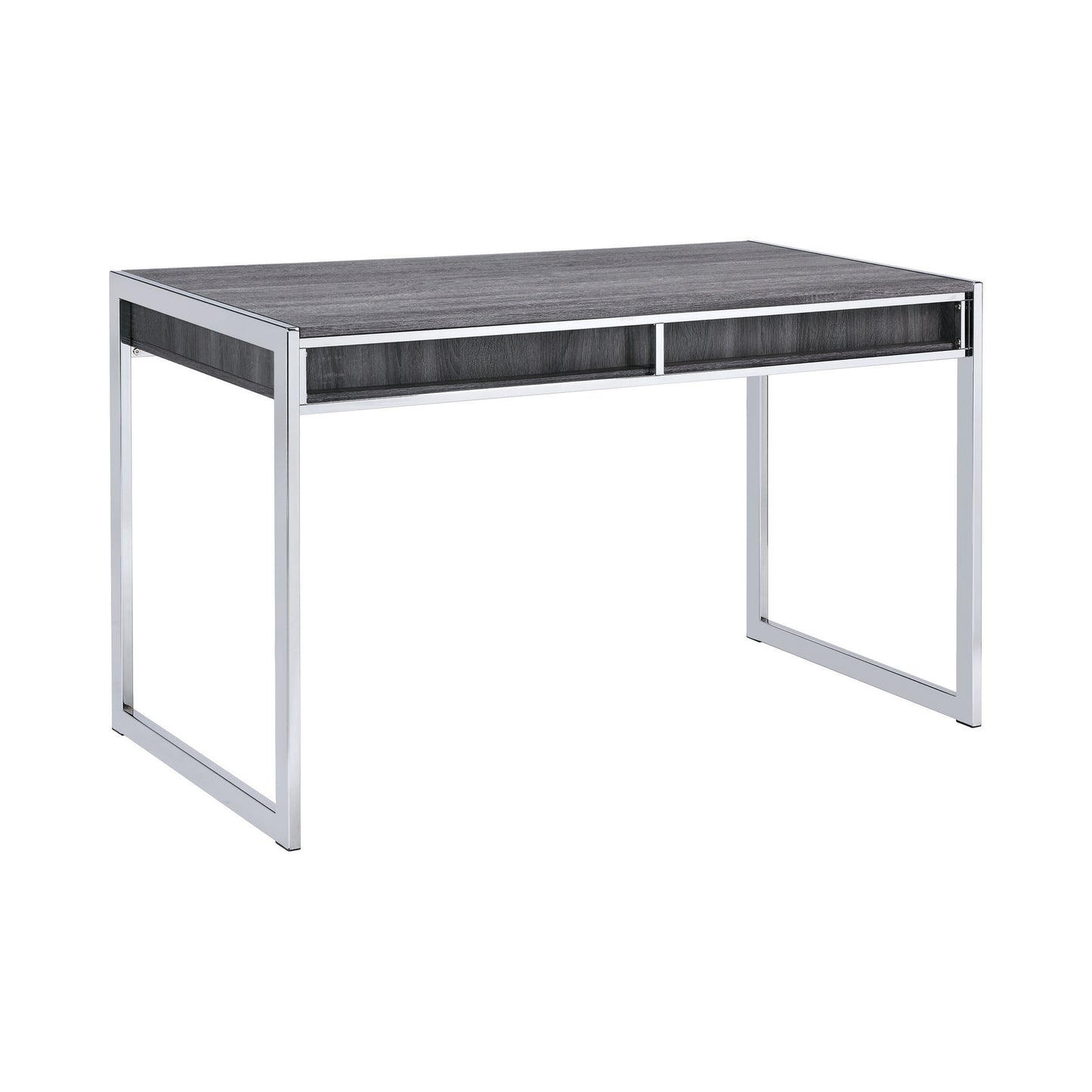 Wallice 49-inch 2-drawer Writing Desk Weathered Grey