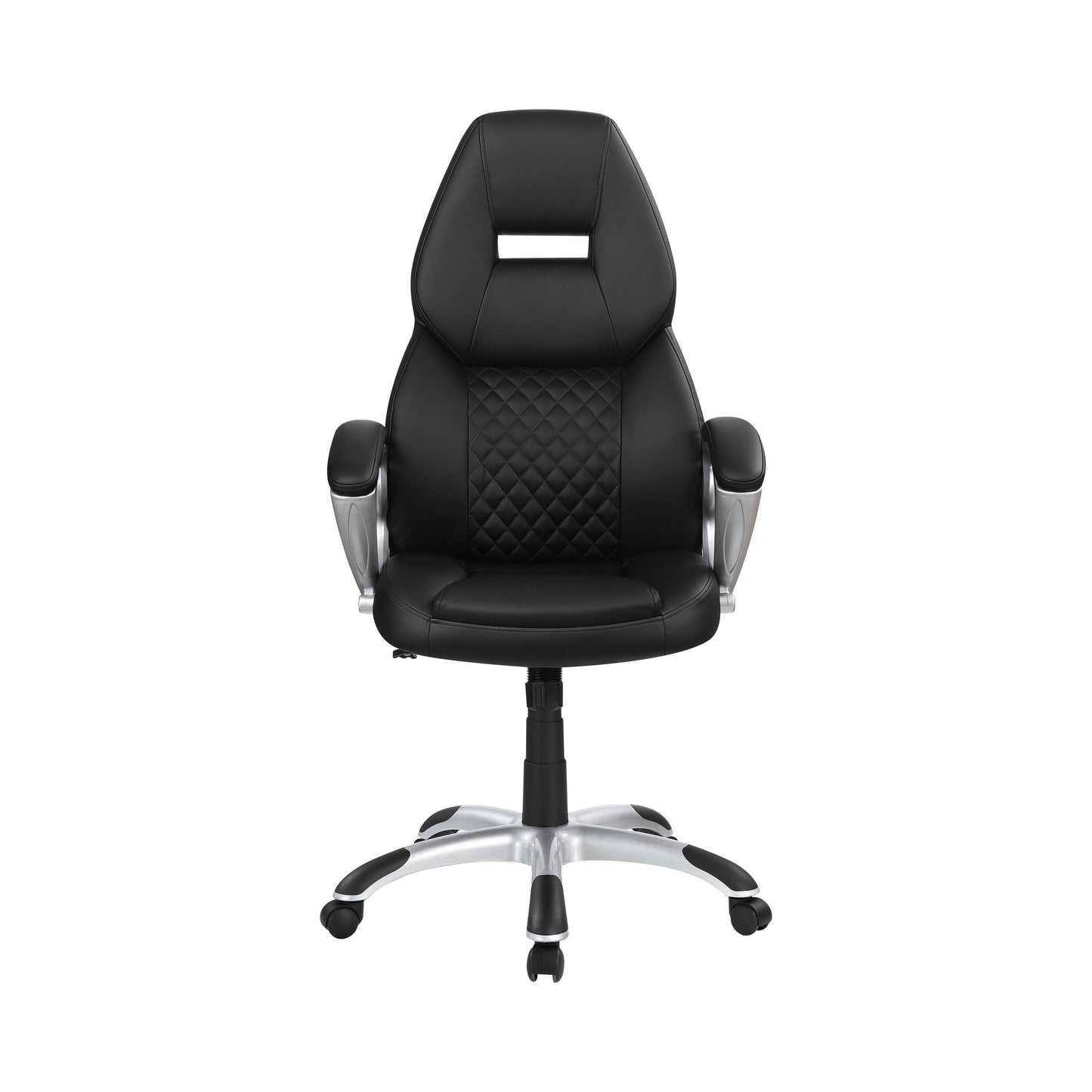 Bruce Upholstered Adjustable Home Office Desk Chair Black