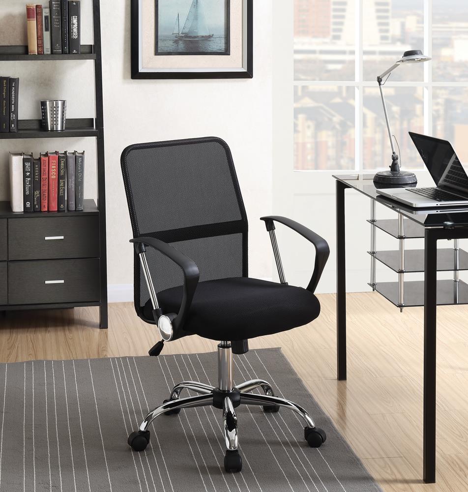 Modern Black Mesh Back Office Chair - ATL FURNITURE