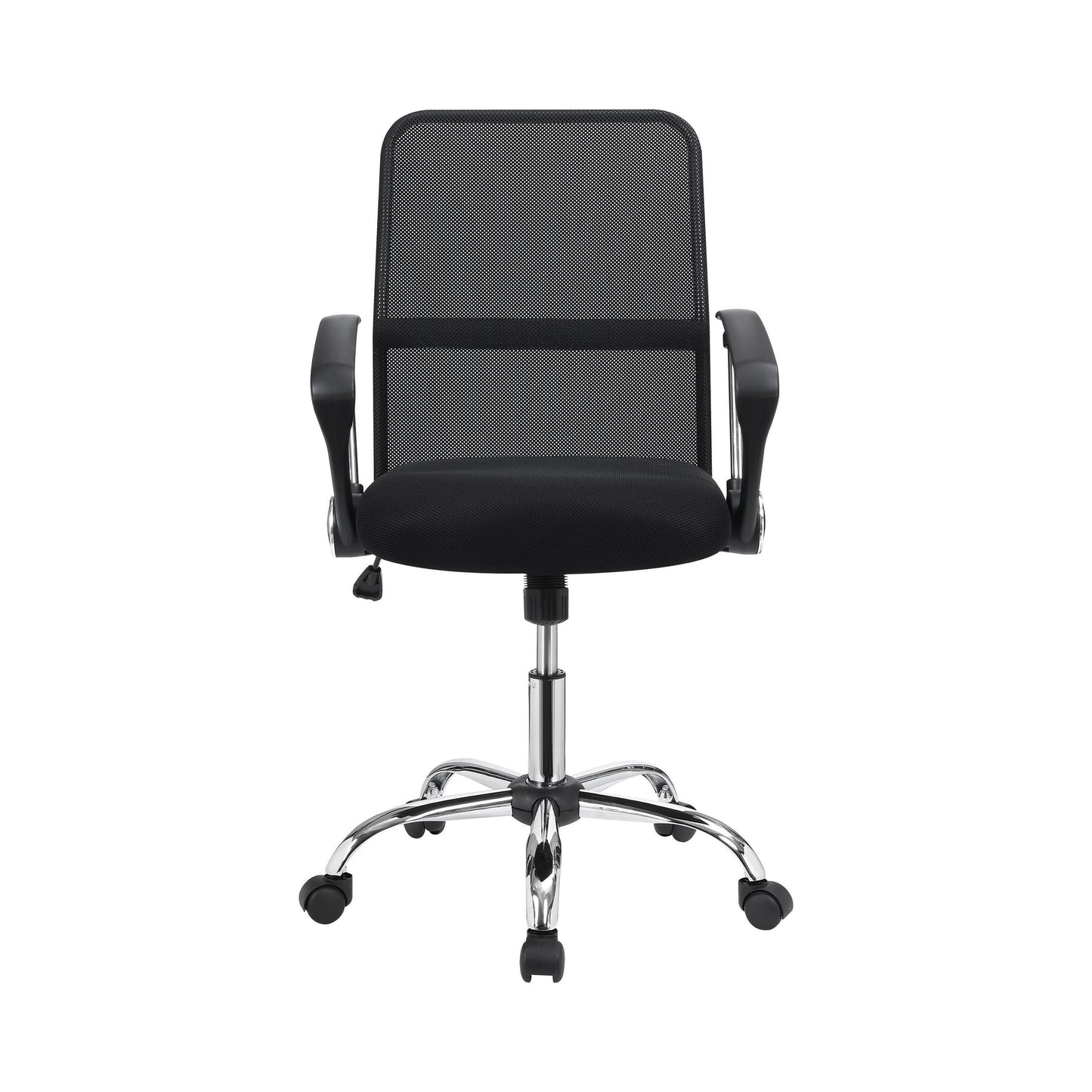 Gerta Upholstered Adjustable Mesh Office Desk Chair Black