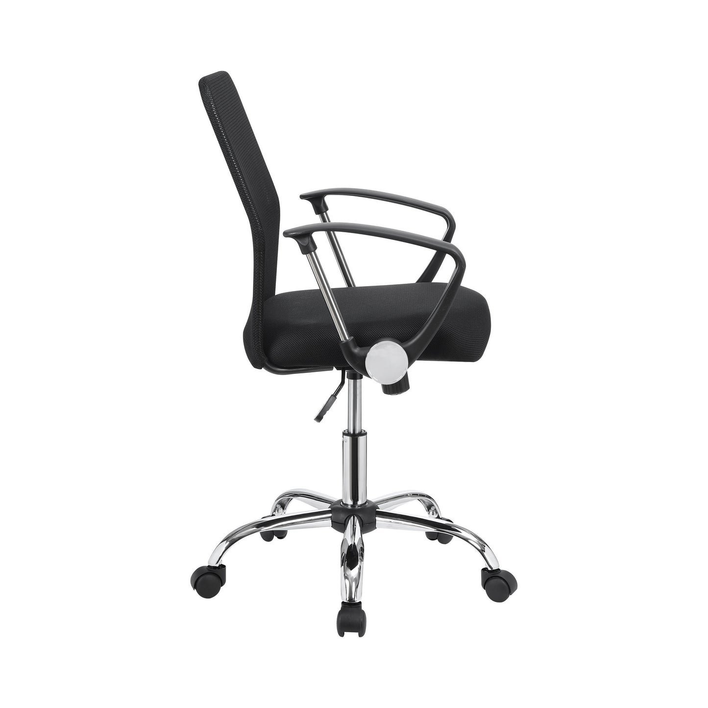 Gerta Upholstered Adjustable Mesh Office Desk Chair Black