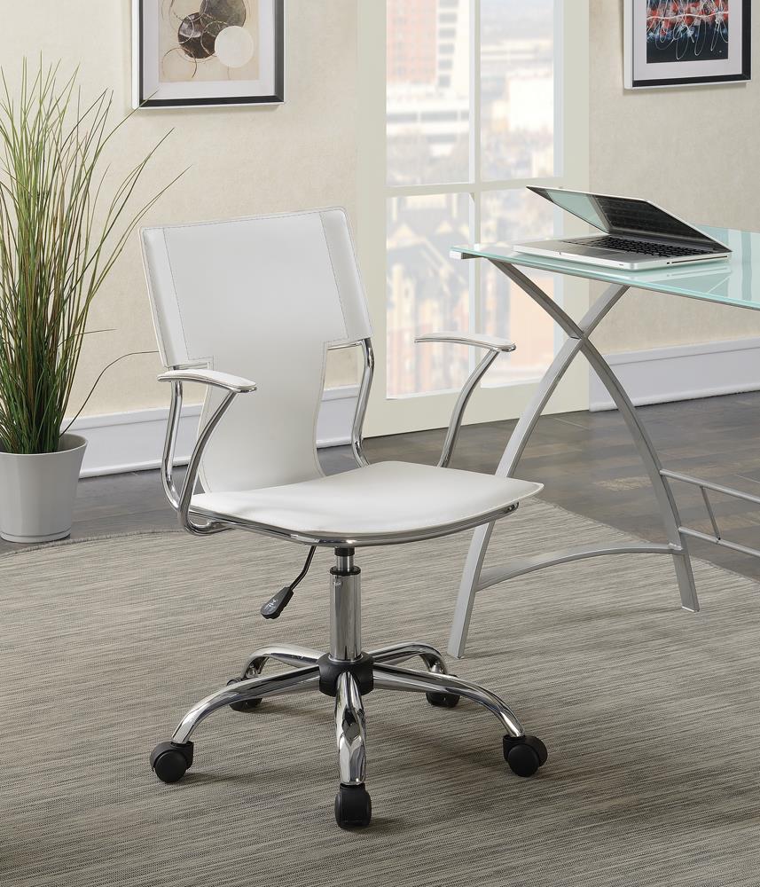 G801363 Contemporary White Office Chair - ATL FURNITURE