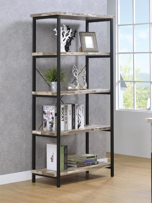 Skelton Industrial Salvaged Cabin Bookcase - ATL FURNITURE