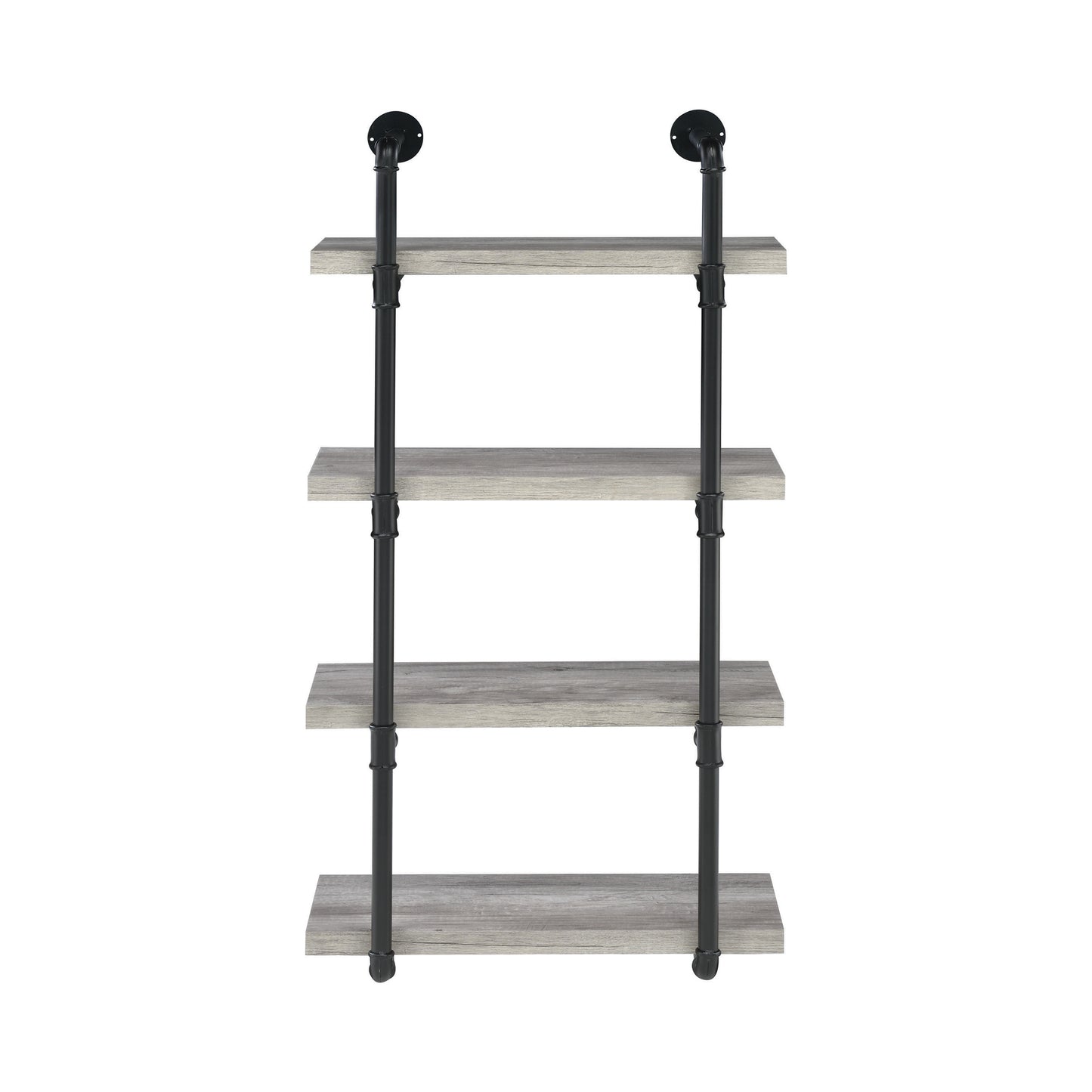 Elmcrest 24-inch 4-shelf Wall Bookshelf Grey Driftwood