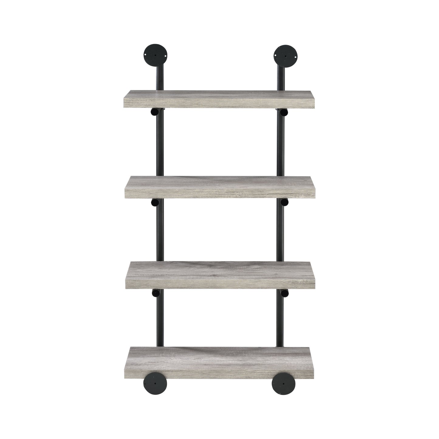 Elmcrest 24-inch 4-shelf Wall Bookshelf Grey Driftwood