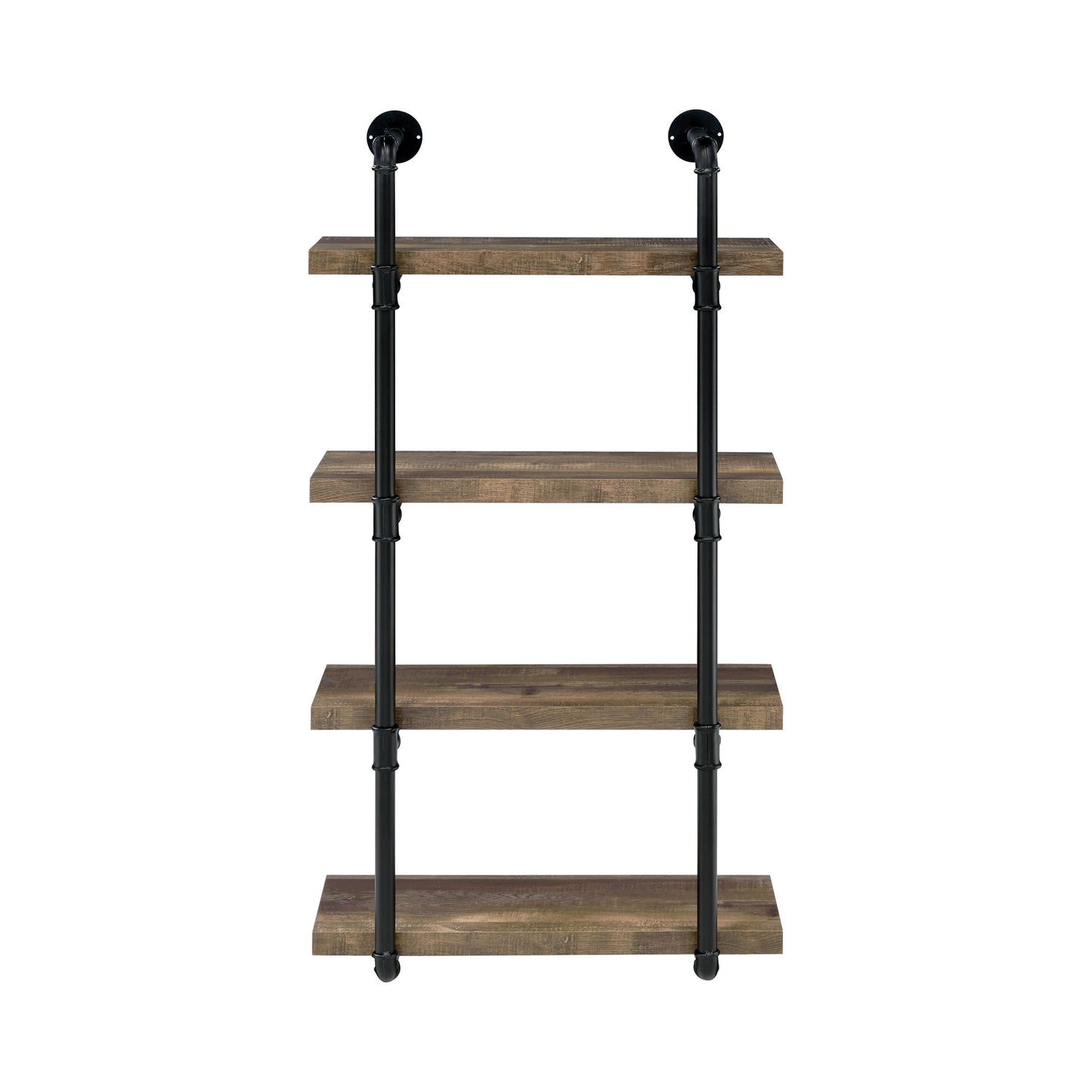 Elmcrest 24-inch 4-shelf Wall Bookshelf Rustic Oak