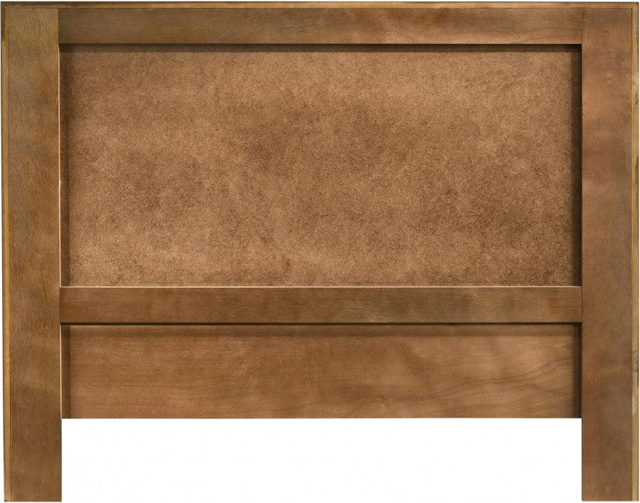 Meridian Furniture - Reed Wood Queen Bed In Antique Coffee - Reed-Q - ATL FURNITURE