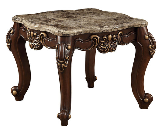 Acme Furniture Mehadi End Table in Walnut 81697 - ATL FURNITURE