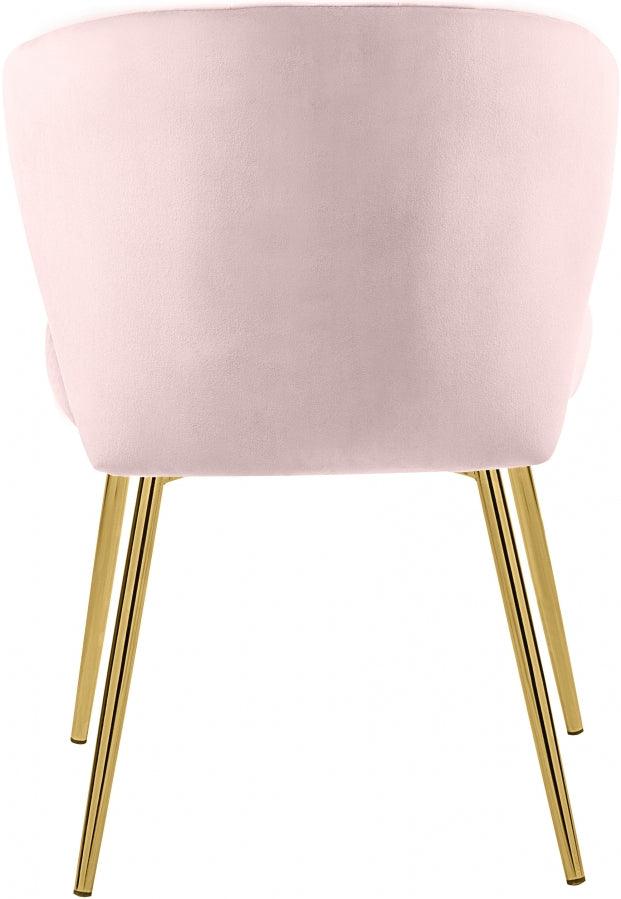 Meridian Furniture - Finley Velvet Chair In Pink (Set Of 2) - 707Pink - ATL FURNITURE