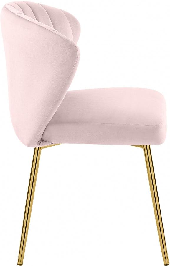 Meridian Furniture - Finley Velvet Chair In Pink (Set Of 2) - 707Pink - ATL FURNITURE