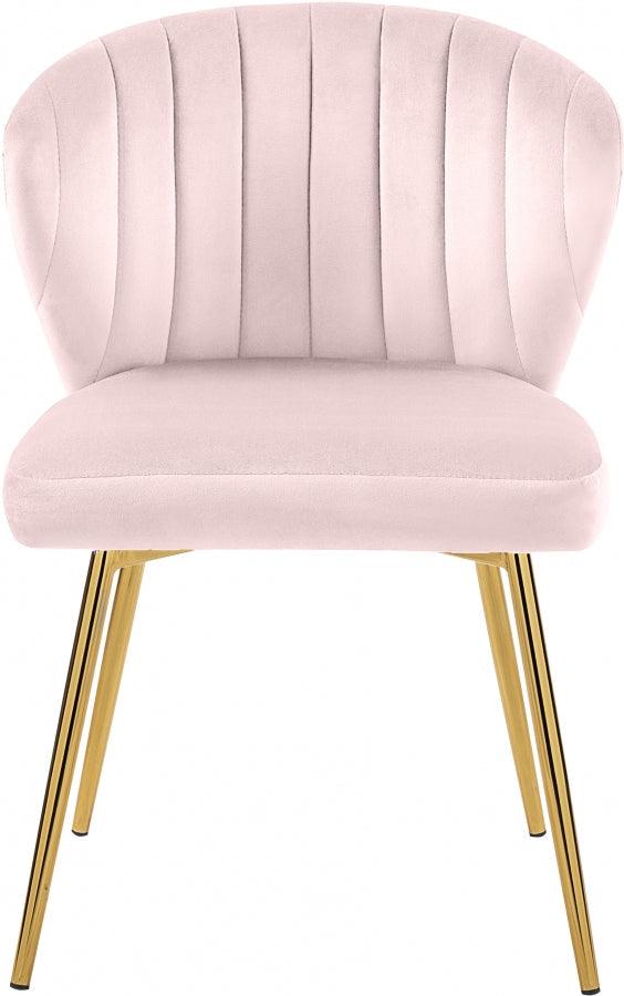 Meridian Furniture - Finley Velvet Chair In Pink (Set Of 2) - 707Pink - ATL FURNITURE