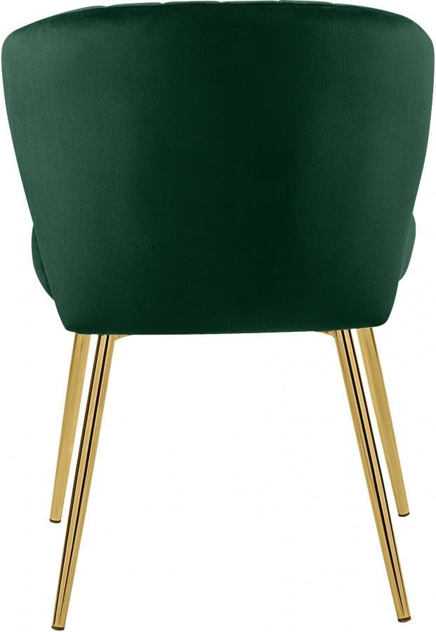 Meridian Furniture - Finley Velvet Chair In Green (Set Of 2) - 707Green - ATL FURNITURE