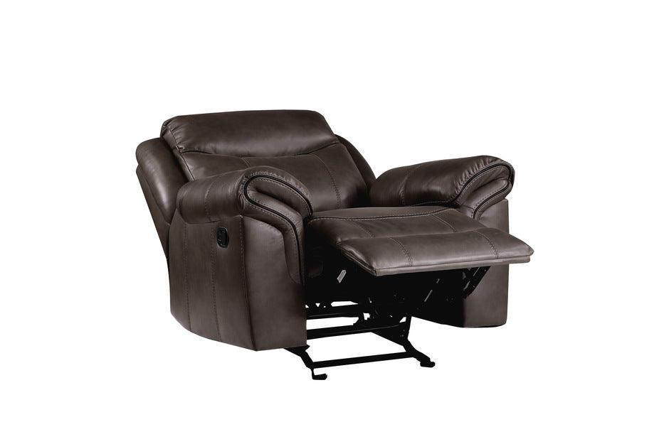 Homelegance - Aram 3 Piece Double Reclining Living Room Set - 8206Brw-3Set - ATL FURNITURE