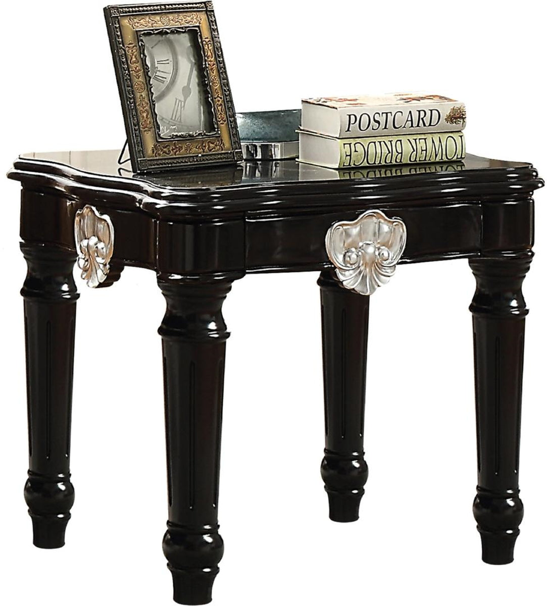 Acme Furniture Ernestine End Table in Black 82112 - ATL FURNITURE