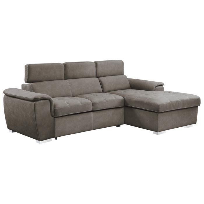 Homelegance - Ferriday Taupe Sectional - 8228Tp - ATL FURNITURE