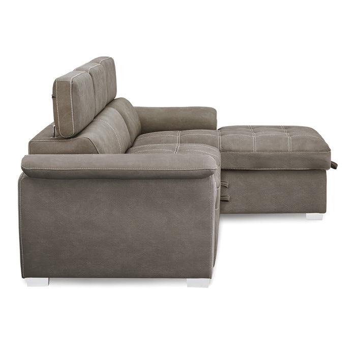 Homelegance - Ferriday Taupe Sectional - 8228Tp - ATL FURNITURE