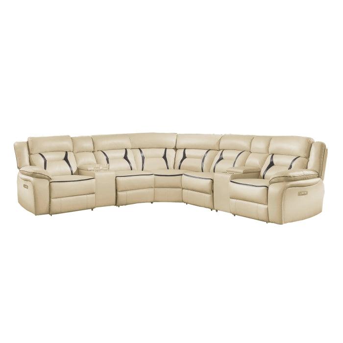 Homelegance - Amite 7 Piece Sectional - 8229-7Pw - ATL FURNITURE