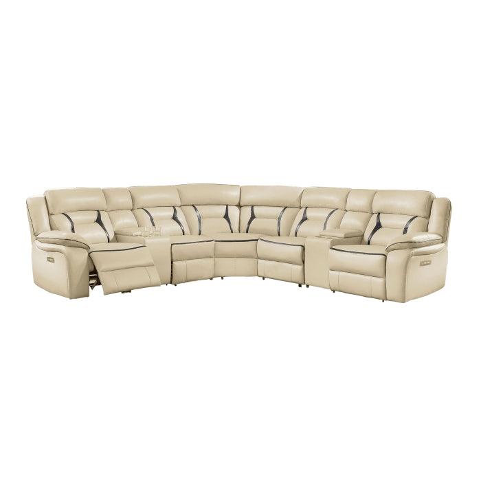 Homelegance - Amite 7 Piece Sectional - 8229-7Pw - ATL FURNITURE