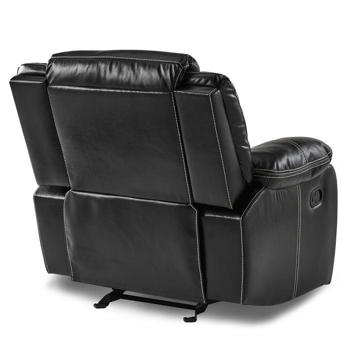 Homelegance - Bastrop Glider Reclining Chair - 8230Blk-1 - ATL FURNITURE