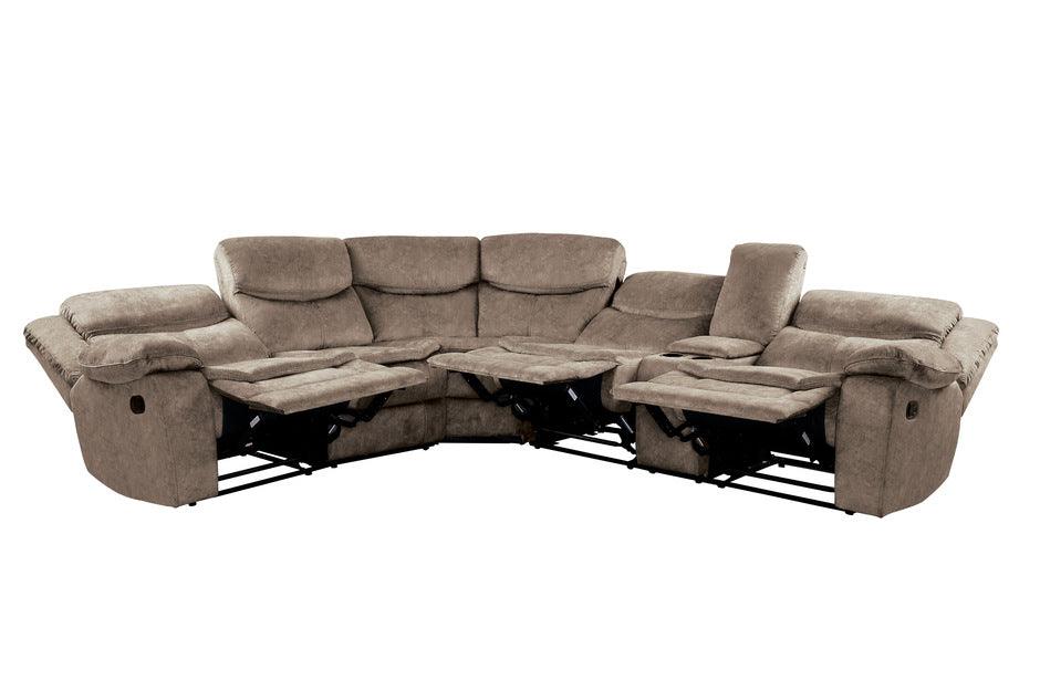 Homelegance - Bastrop 3 Piece Sectional Set - 8230Fbr-Sc - ATL FURNITURE