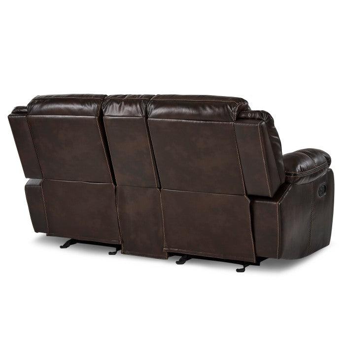 Homelegance - Bastrop Double Glider Reclining Loveseat With Center Console - 8230Brw-2 - ATL FURNITURE