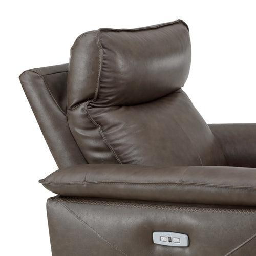 Homelegance - Moroni Power Reclining Chair With Power Headrest In Dark Brown - 8259Rfdb-1Pwh - ATL FURNITURE