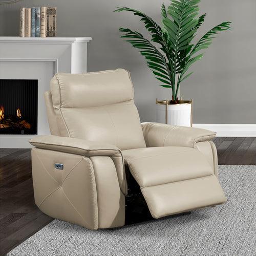 Homelegance - Moroni Power Reclining Chair With Power Headrest In Taupe - 8259Rftp-1Pwh - ATL FURNITURE