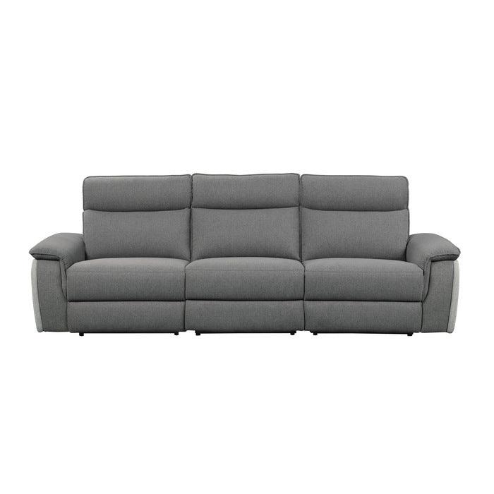 Homelegance - Maroni Power Double Reclining Sofa With Power Headrests In Gray - 8259Dg-3Pwh* - ATL FURNITURE