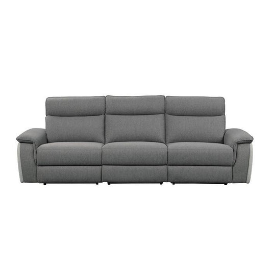 Homelegance - Maroni Power Double Reclining Sofa With Power Headrests In Gray - 8259Dg-3Pwh* - ATL FURNITURE