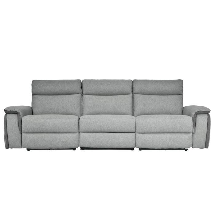 Homelegance - Maroni Power Double Reclining Sofa With Power Headrests In Gray - 8259-3Pwh* - ATL FURNITURE