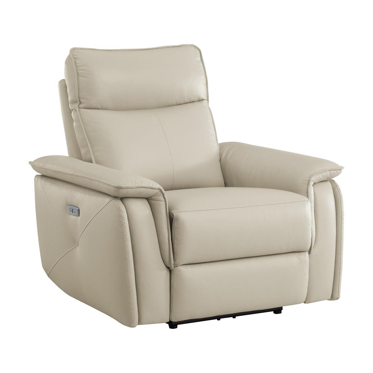 Homelegance - Moroni Power Reclining Chair With Power Headrest In Taupe - 8259Rftp-1Pwh - ATL FURNITURE